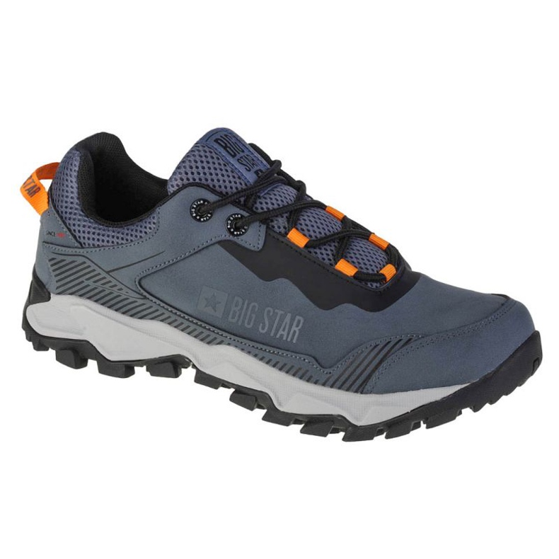 Pantofi de trekking Big Star M II174138 albastru marin gri