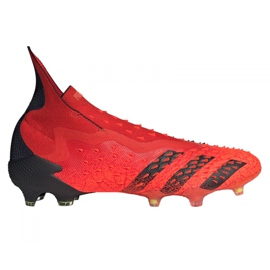 Ghete de fotbal Adidas Predator Freak + Fg M FY6238 portocale si rosii
