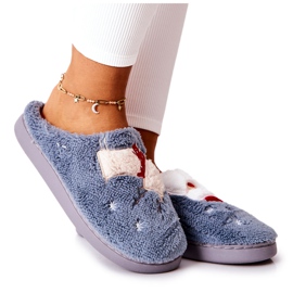 WJ1 Papuci de Craciun Mos Craciun si ren gri