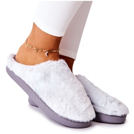 WJ1 Papuci de blana calda Gri deschis Mecy WJ1 Papuci de blana calda Gri deschis Mecy