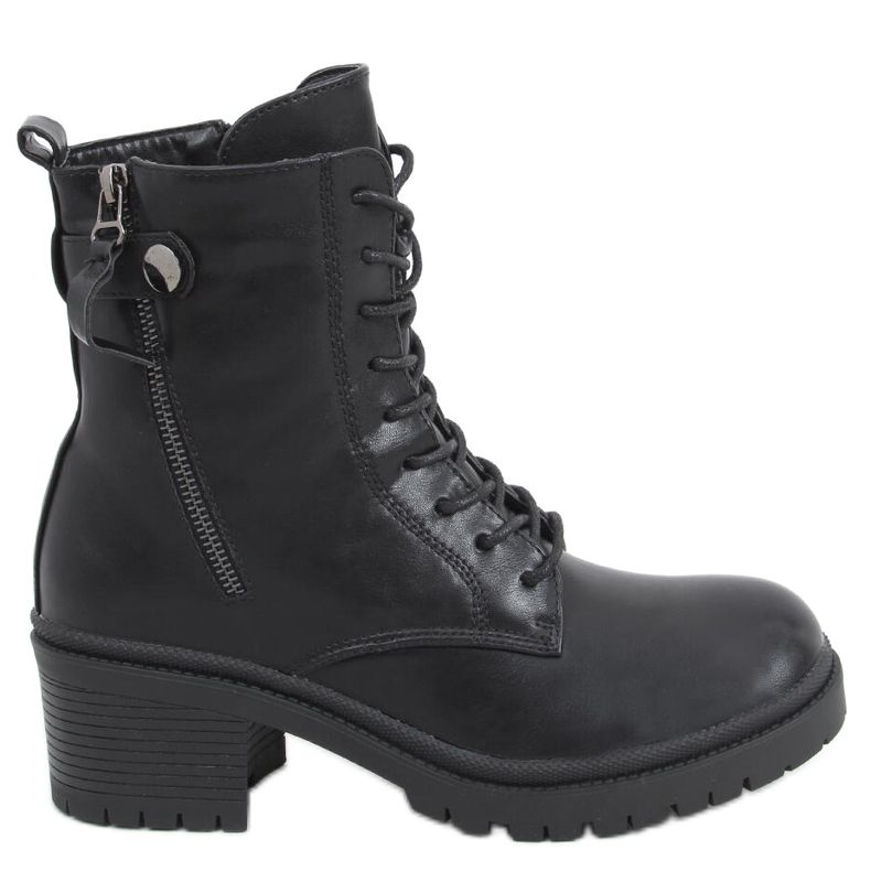 Cizme militare Riko Black negru Cizme militare Riko Black negru