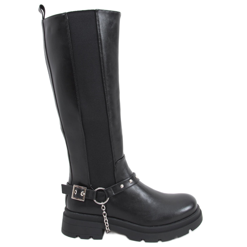 Cizme de călărie de damă Yuna Black negru