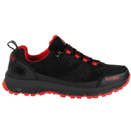 Pantofi de trekking Alpinus Seville M JS43575 negru roșu Pantofi de trekking Alpinus Seville M JS43575 negru roșu