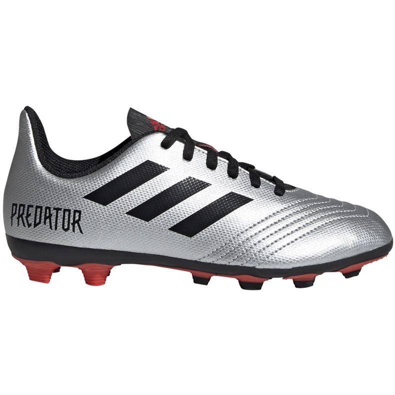 Ghete de fotbal Adidas Predator 19.4 FxG Jr G25822 argint