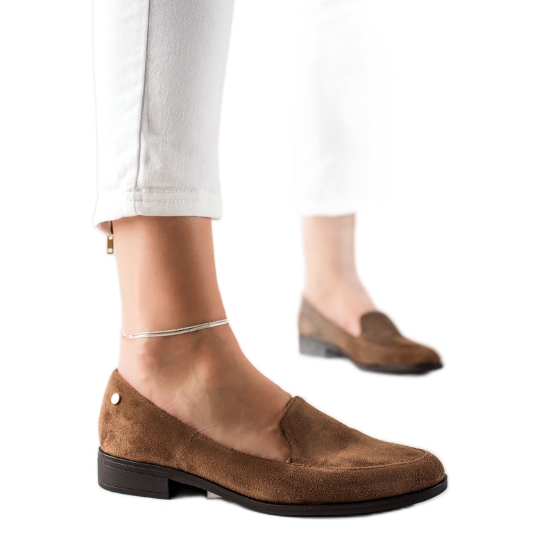 M.Daszyński Mocasini eleganți din piele de căprioară maro M.Daszyński Mocasini eleganți din piele de căprioară maro