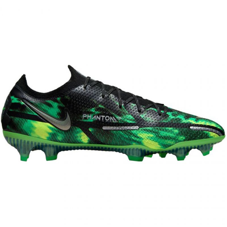 Pantofi de fotbal Nike Phantom GT2 Elite Fg Sw M DM0732 003 multicolor verde