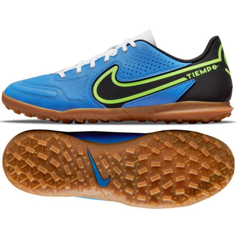 Pantofi de fotbal Nike Tiempo Legend 9 Club Tf M DA1193 403 albastru albastru