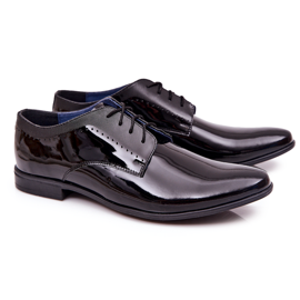 Bednarek Polish Shoes Pantofi eleganti din piele lacuita Bednarek 724 Negru Bednarek Polish Shoes Pantofi eleganti din piele lacuita Bednarek 724 Negru