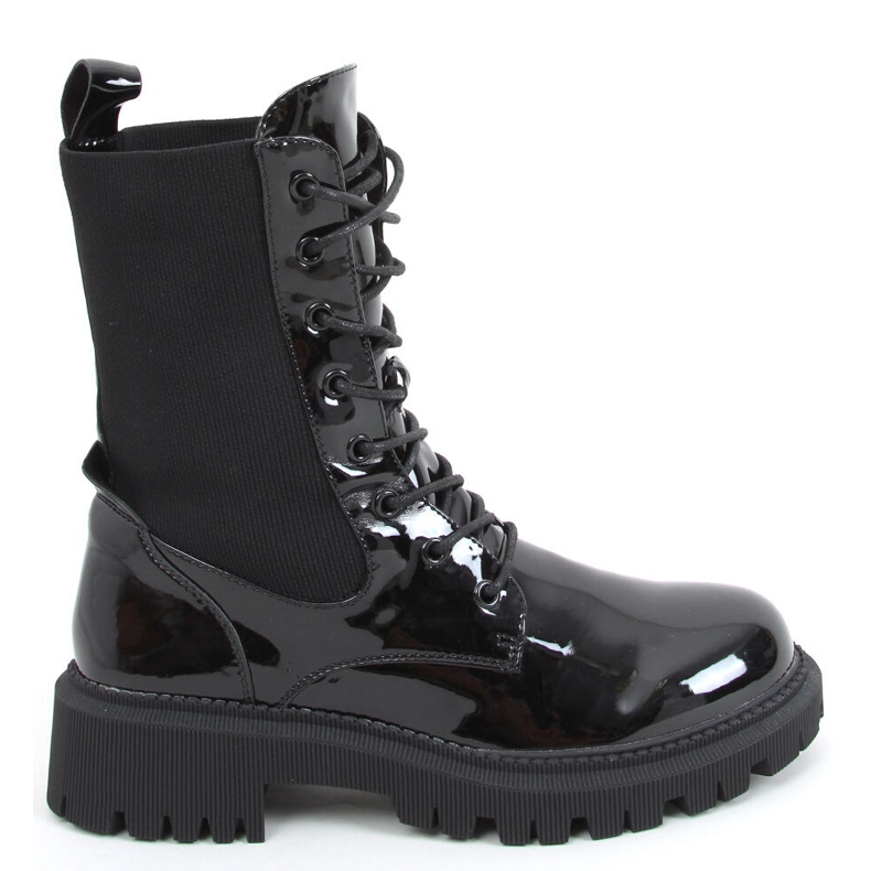 Cizme militare cu partea superioară a șosetei Sanna Black negru Cizme militare cu partea superioară a șosetei Sanna Black negru