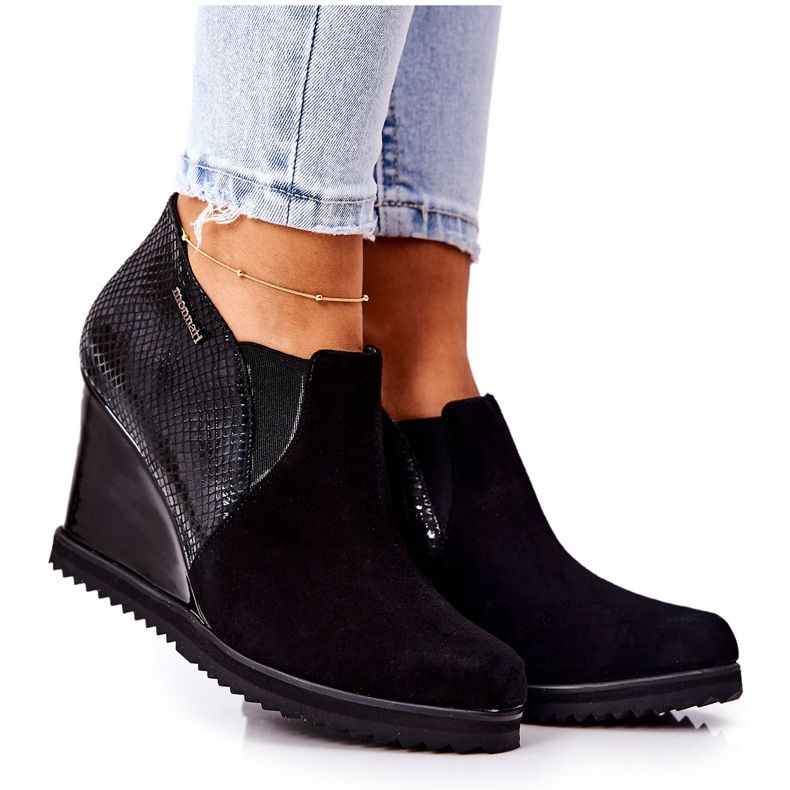 Cizme Pe Model Animal Monnari 0990-020 Negru