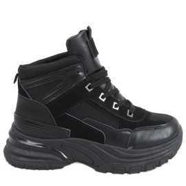 Tenisi înalți Diana Black negru