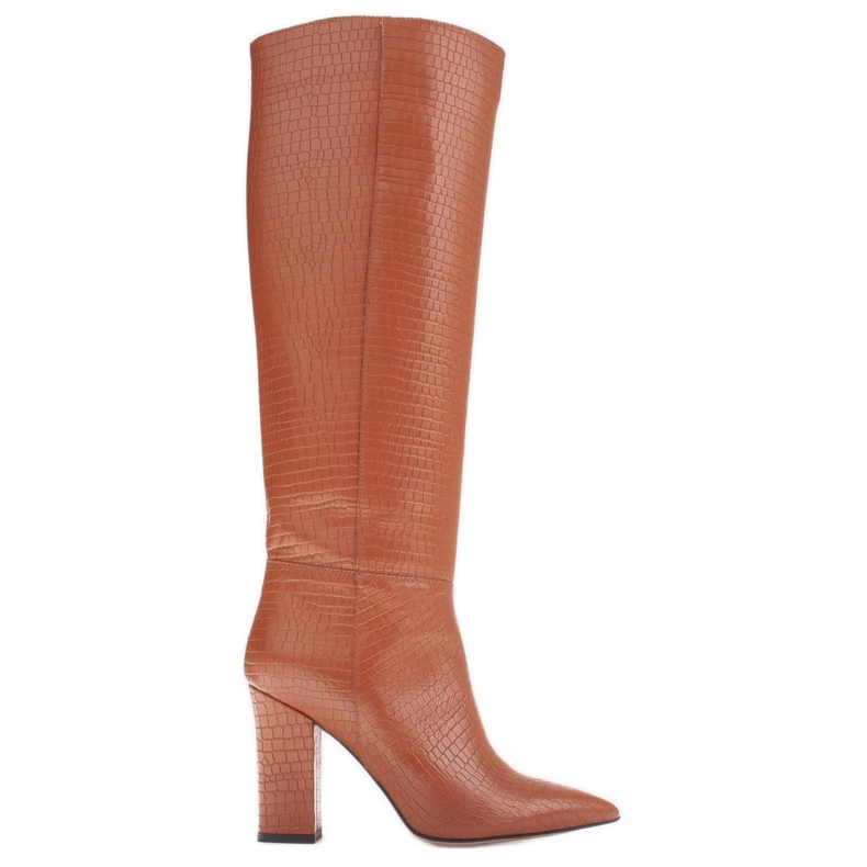 Marco Shoes Cizme Kate cu partea superioară mai largă maro