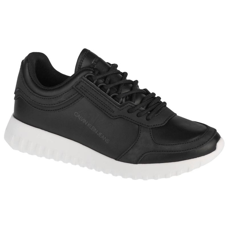 Pantofi Calvin Klein Runner Laceup YW0YW00375-BEH negru