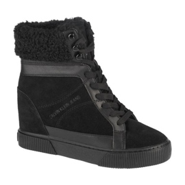 Pantofi caldi Calvin Klein Hidden Wedge W YW0YW00439-0GJ negru
