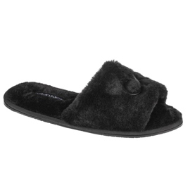 Calvin Klein Slapper Sandal Fur W HW0HW00634-BAX negru Calvin Klein Slapper Sandal Fur W HW0HW00634-BAX negru