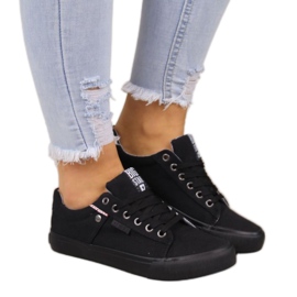 Tenisi low-top Big Star W AA274513 negri negru