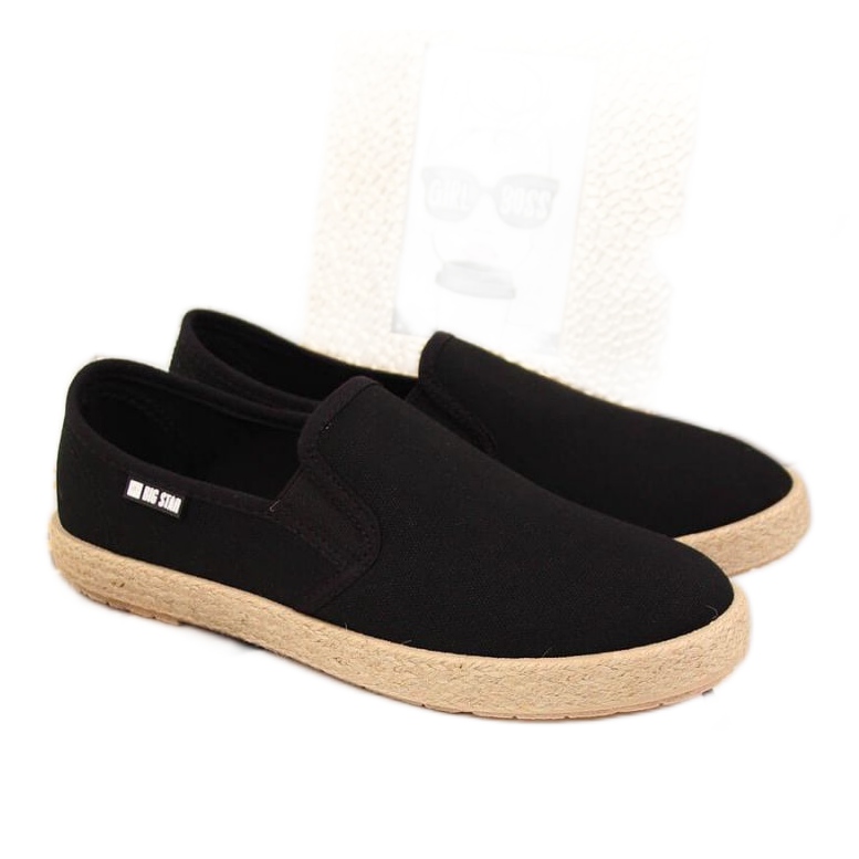 Espadrile Big Star W DD274017 negre negru Espadrile Big Star W DD274017 negre negru