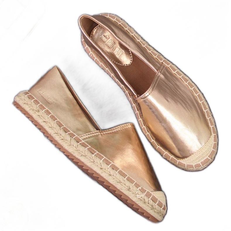 Espadrile Big Star W HH274503 aurii de aur Espadrile Big Star W HH274503 aurii de aur