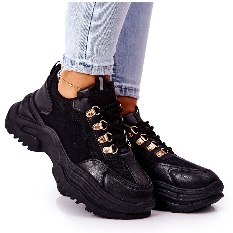 PM1 Pantofi Sport Pe Platforma Flynn Neagră negru