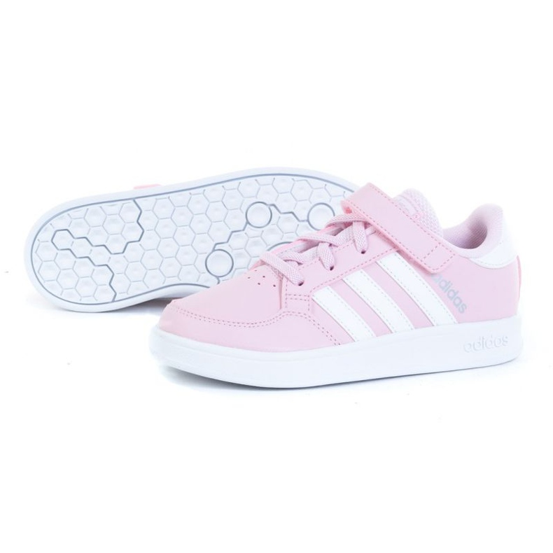 Pantofi Adidas Breknet C GZ7644 alb roz
