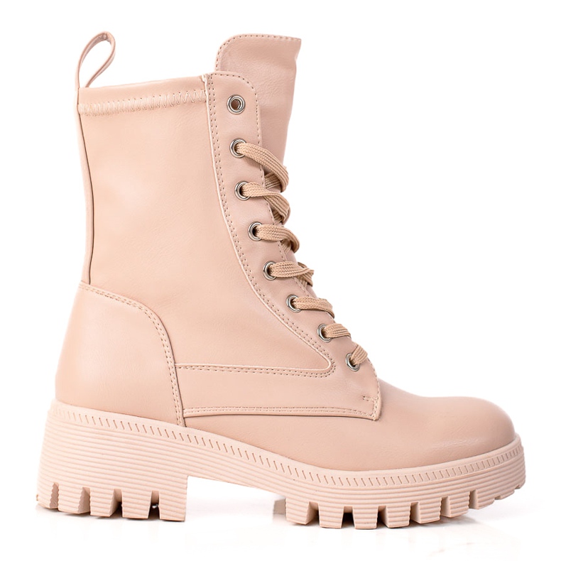 Diamantique Trappers clasici cu dantelă bej Diamantique Trappers clasici cu dantelă bej