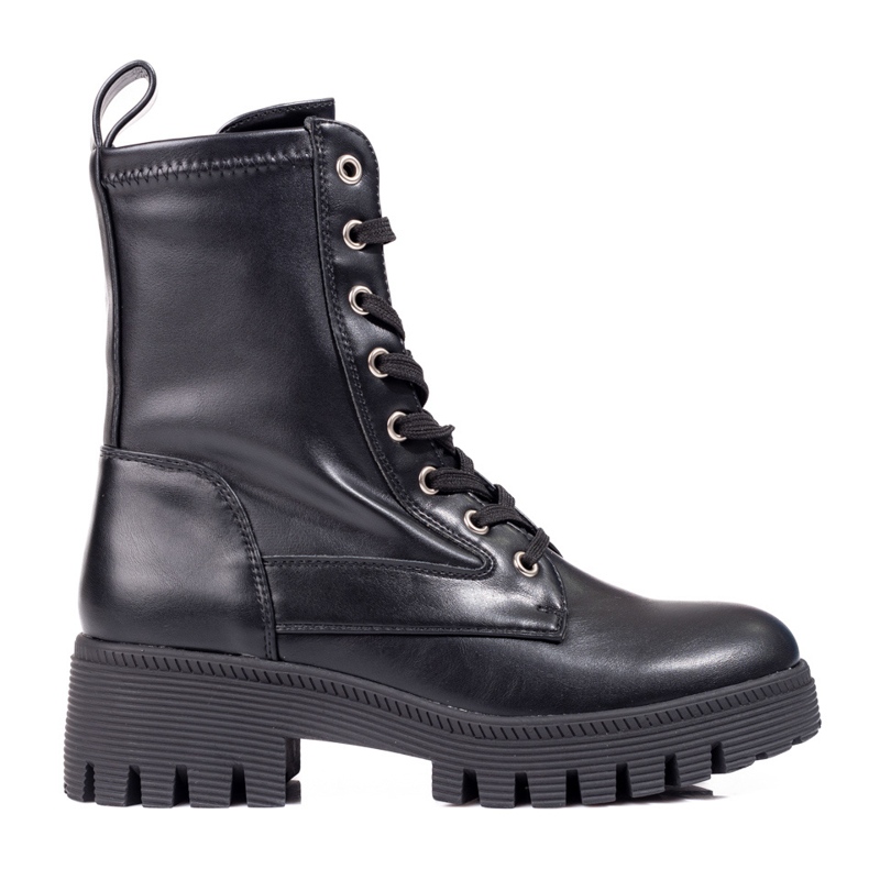 Diamantique Trappers clasici cu dantelă negru Diamantique Trappers clasici cu dantelă negru