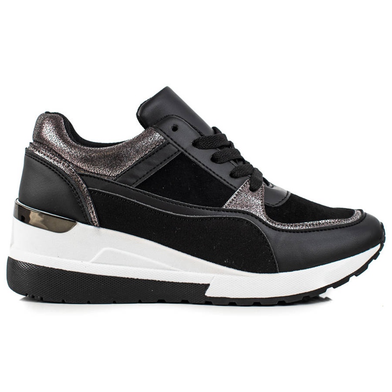 TRENDI Adidași negri cu stil negru TRENDI Adidași negri cu stil negru