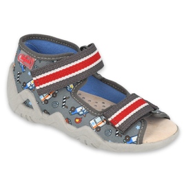 Pantofi copii Befado galbeni 350P030 gri