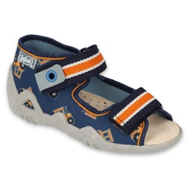 Pantofi copii Befado galbeni 350P029 albastru