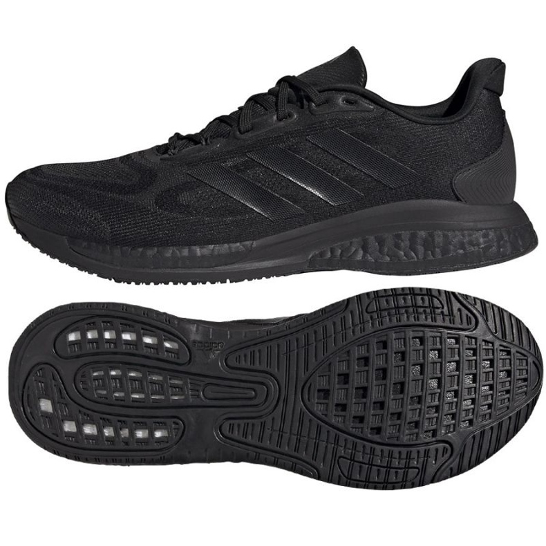Pantofi de alergare Adidas SuperNova + M H04487 negru