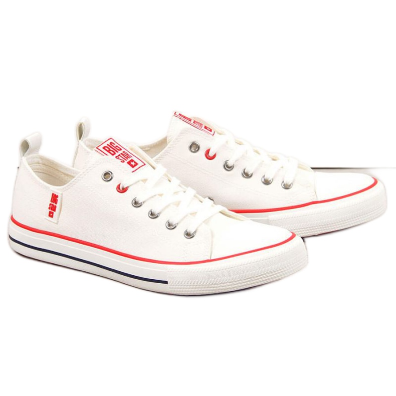 Tenisi low-top Big Star M J174062 alb