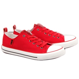 Tenisi low-top Big Star M JJ174063 roșii roșu Tenisi low-top Big Star M JJ174063 roșii roșu