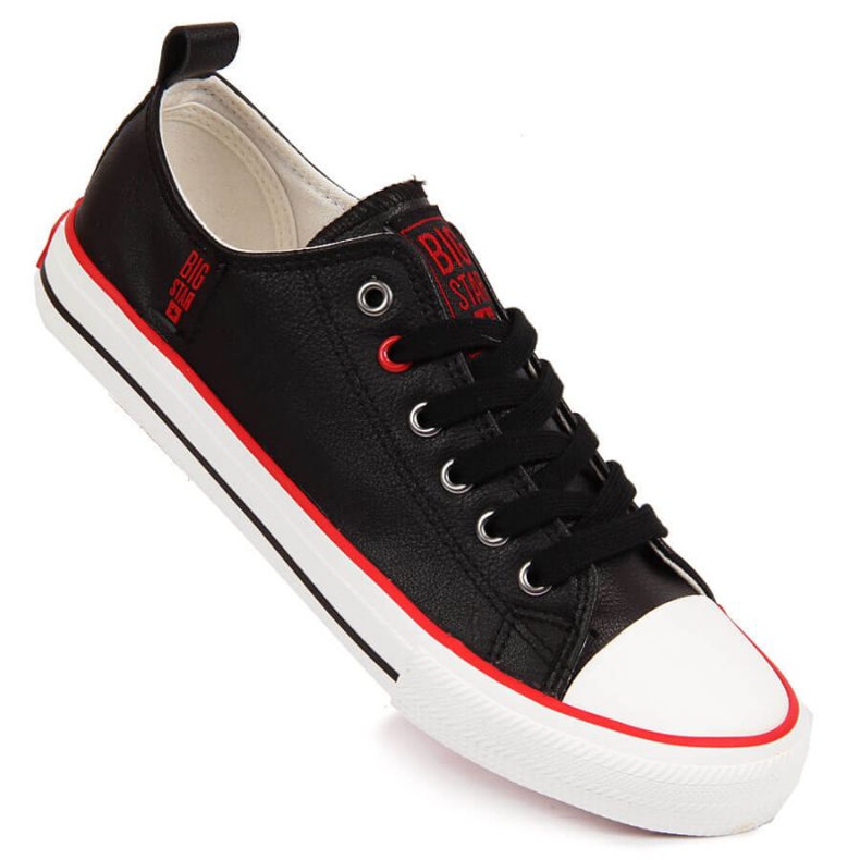 Tenisi low-top Big Star W JJ274129 negri negru