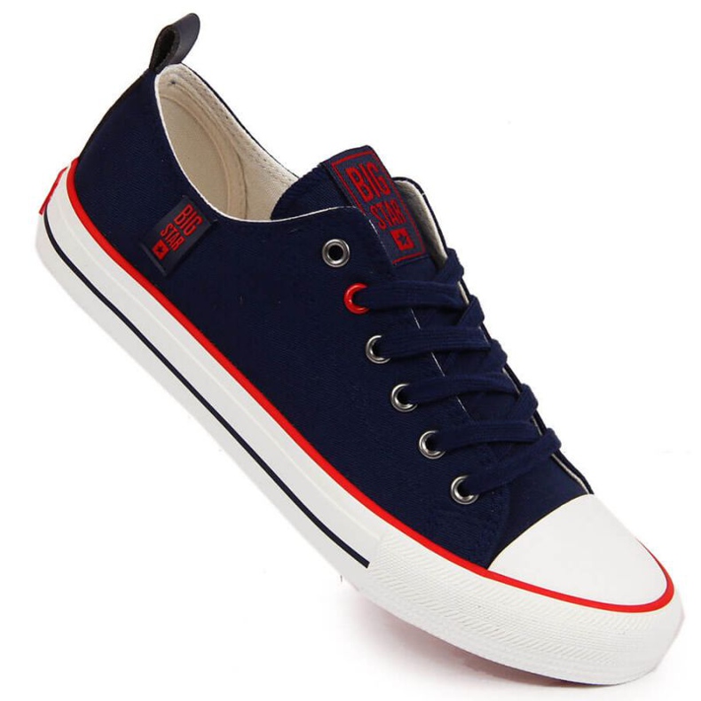 Tenisi low-top Big Star W JJ274121 bleumarin albastru