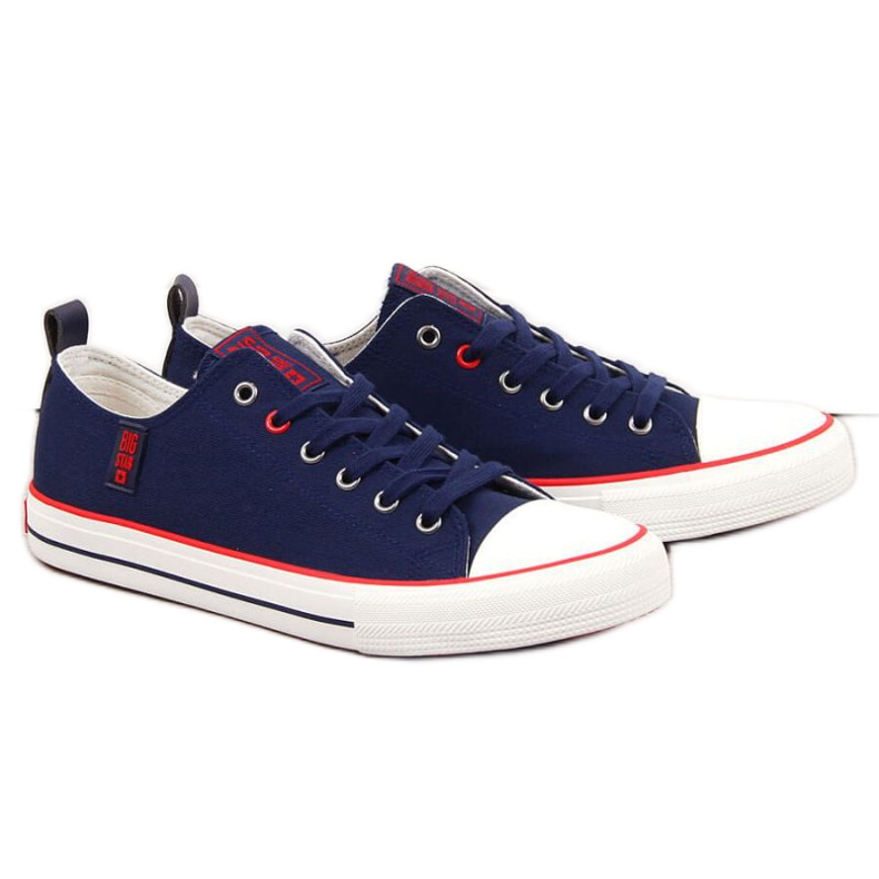 Tenisi low-top Big Star M JJ174060 bleumarin albastru Tenisi low-top Big Star M JJ174060 bleumarin albastru