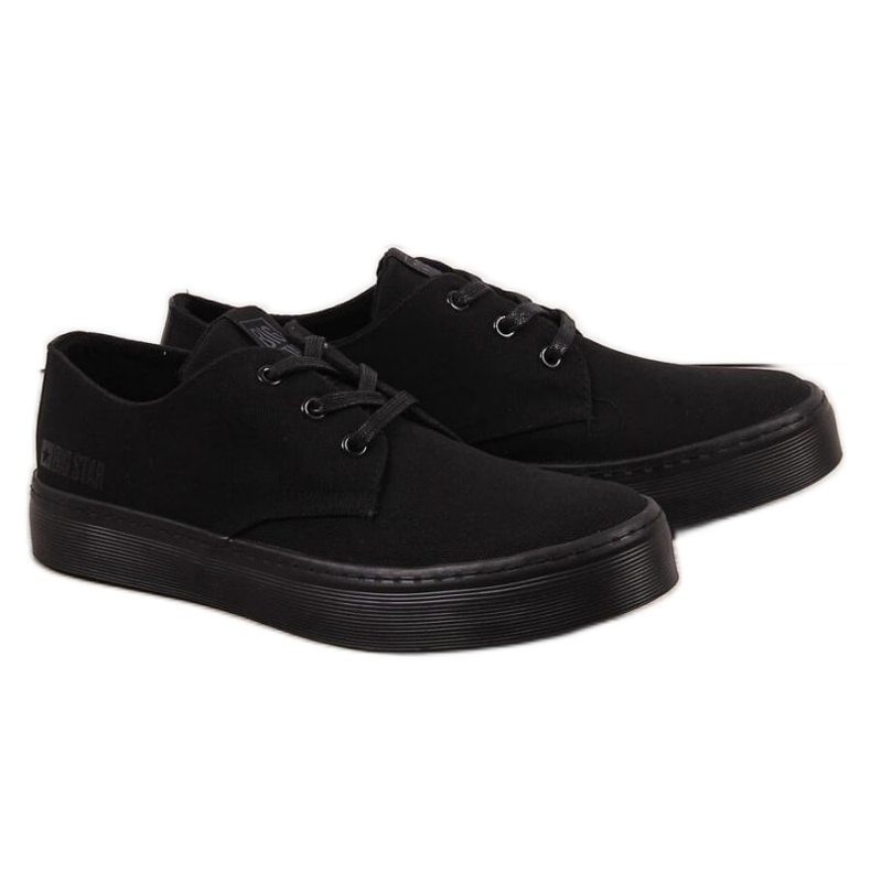 Tenisi low-top Big Star M JJ174052 negri negru