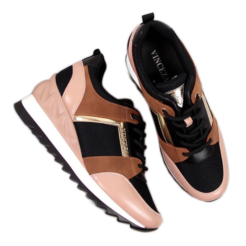 Wedge Snakers W Vinceza JAN61 negru multicolor Wedge Snakers W Vinceza JAN61 negru multicolor