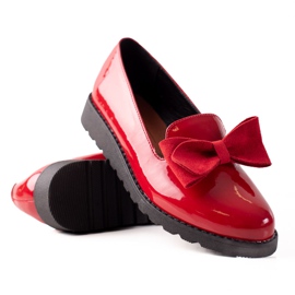 La.Fi Pantofi lacuiti cu fundita roșu