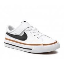 Pantofi Nike Court Legacy (PSV) Jr DA5381-102 alb negru