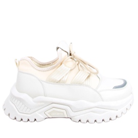 Pantofi de sport Aston Beige bej alb Pantofi de sport Aston Beige bej alb