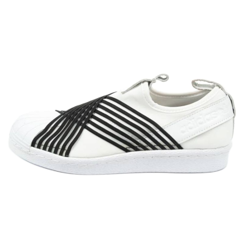 Pantofi Adidas Superstar Slipon W CG6013 alb negru
