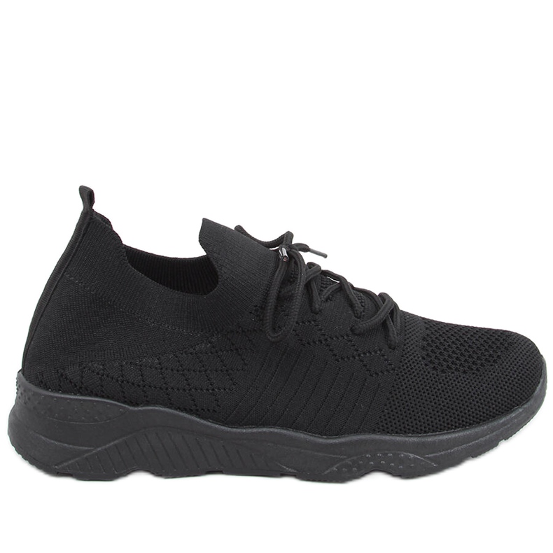 Pantofi sport cu șosete Tutto Allblack negru
