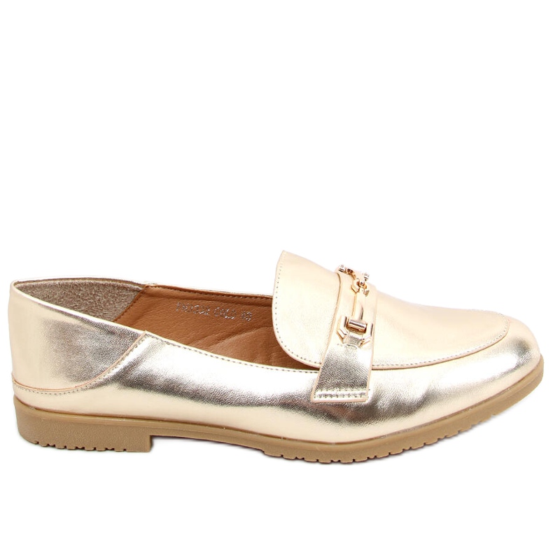 Mocasini de dama Juss Gold de aur