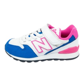Pantofi New Balance Jr YV996DC alb albastru roz