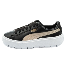 Puma Suede Platform Trace W 367728 01 negru de aur Puma Suede Platform Trace W 367728 01 negru de aur