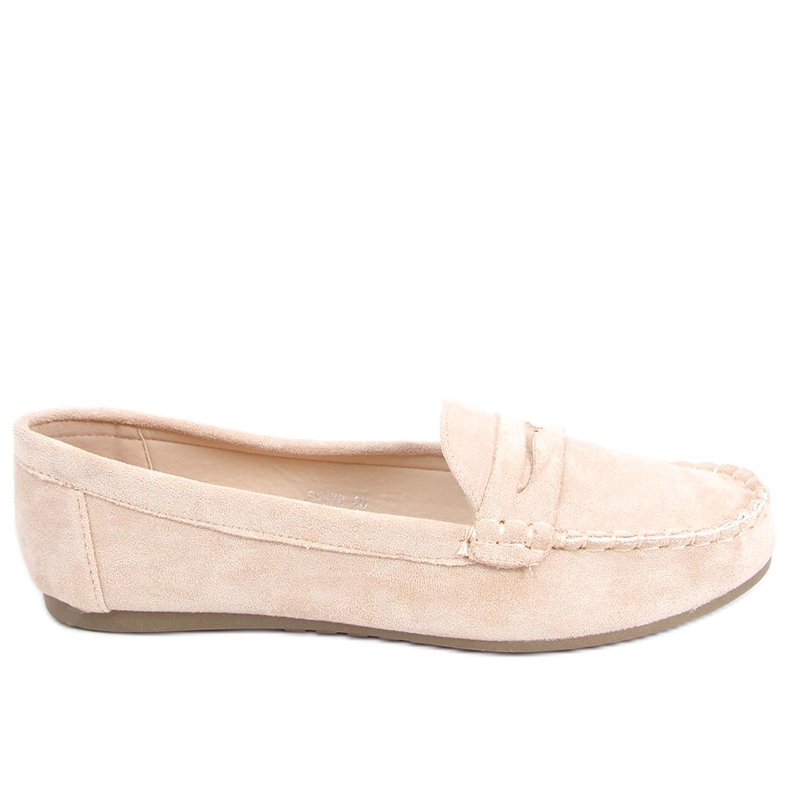 Mocasini dama Brato Beige bej