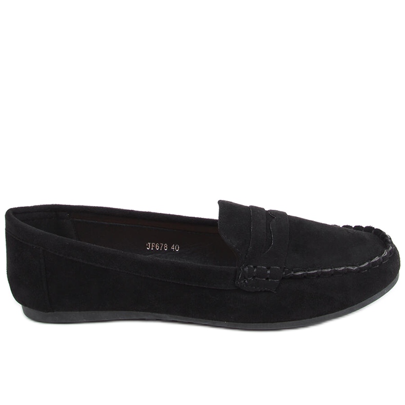 Mocasini dama Brato Black negru