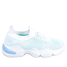 Șosete Harri Blue alb albastru