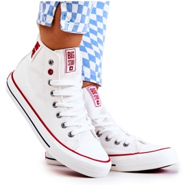 Tenisi înalți Big Star JJ274127 Alb Tenisi înalți Big Star JJ274127 Alb