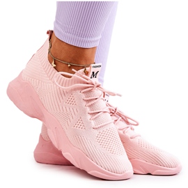 PS1 Pantofi Sport Pantofi Tesatura Roz Nolene PS1 Pantofi Sport Pantofi Tesatura Roz Nolene
